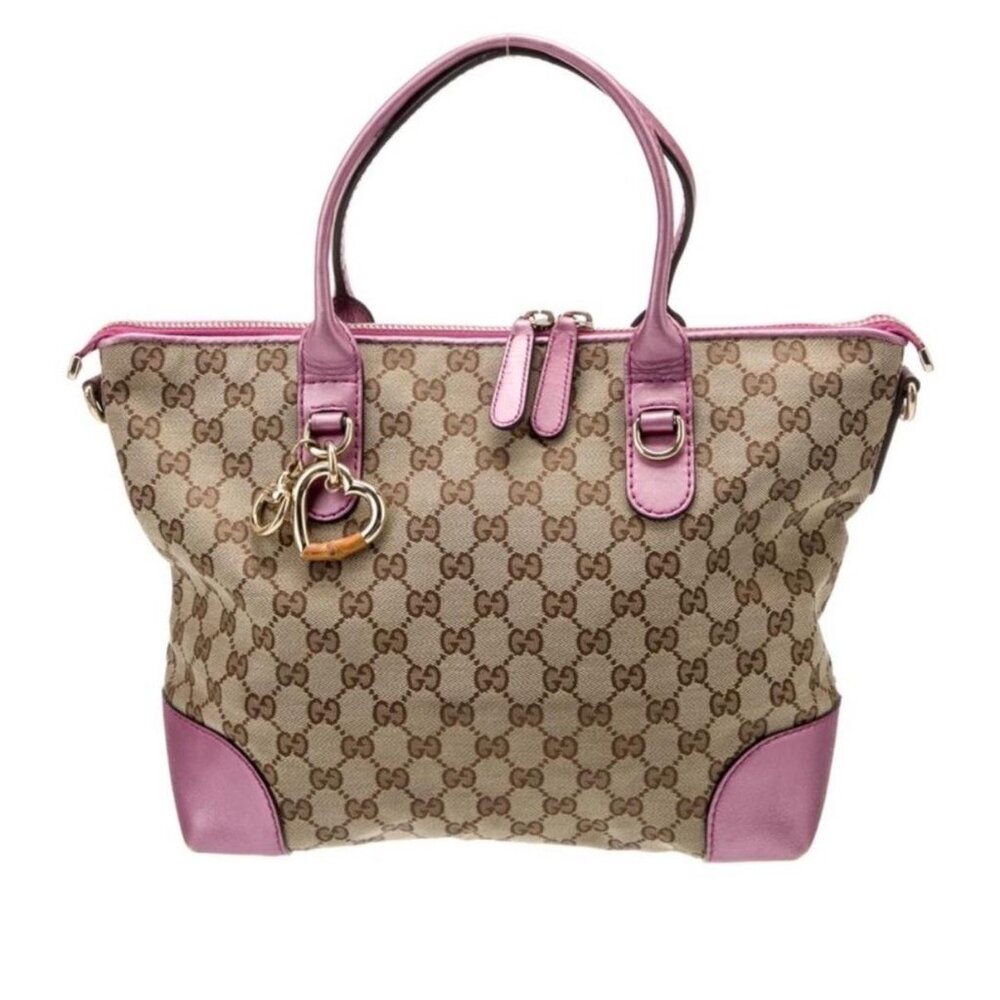 Gucci GG Canvas Britt HANDBAG purse